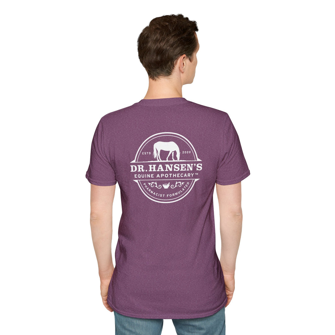 Dr. Hansen's Equine Apothecary Logo T-Shirt | Softstyle Unisex Cotton Tee