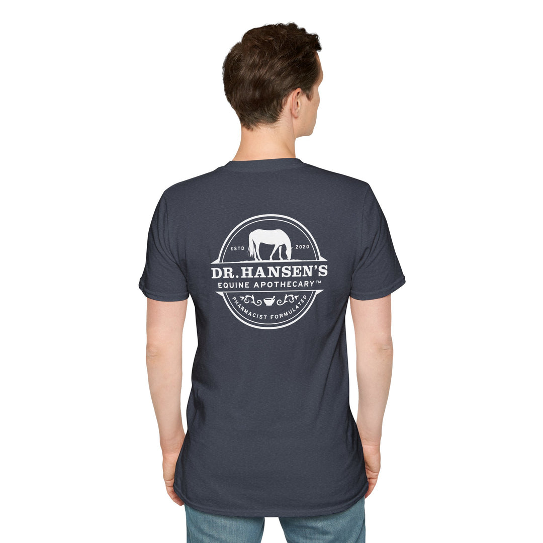 Dr. Hansen's Equine Apothecary Logo T-Shirt | Softstyle Unisex Cotton Tee