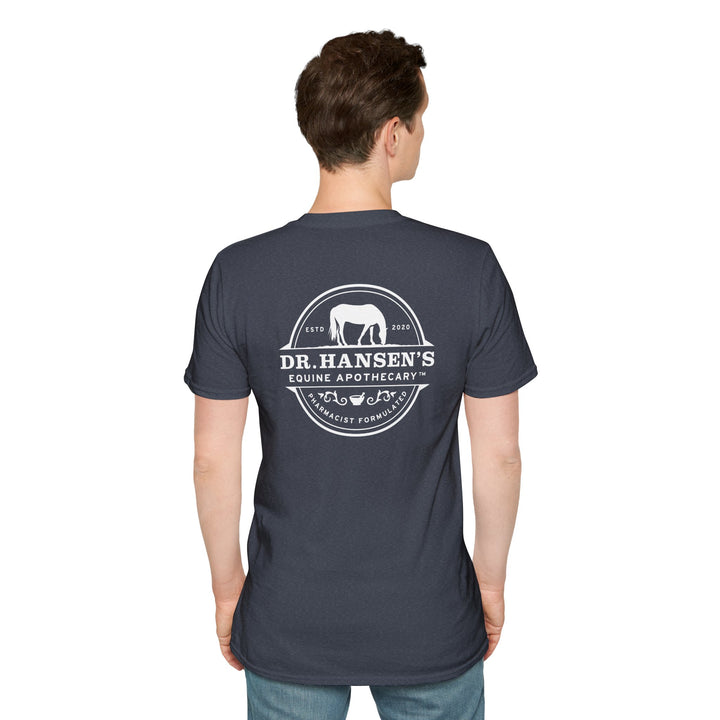 Dr. Hansen's Equine Apothecary Logo T-Shirt | Softstyle Unisex Cotton Tee