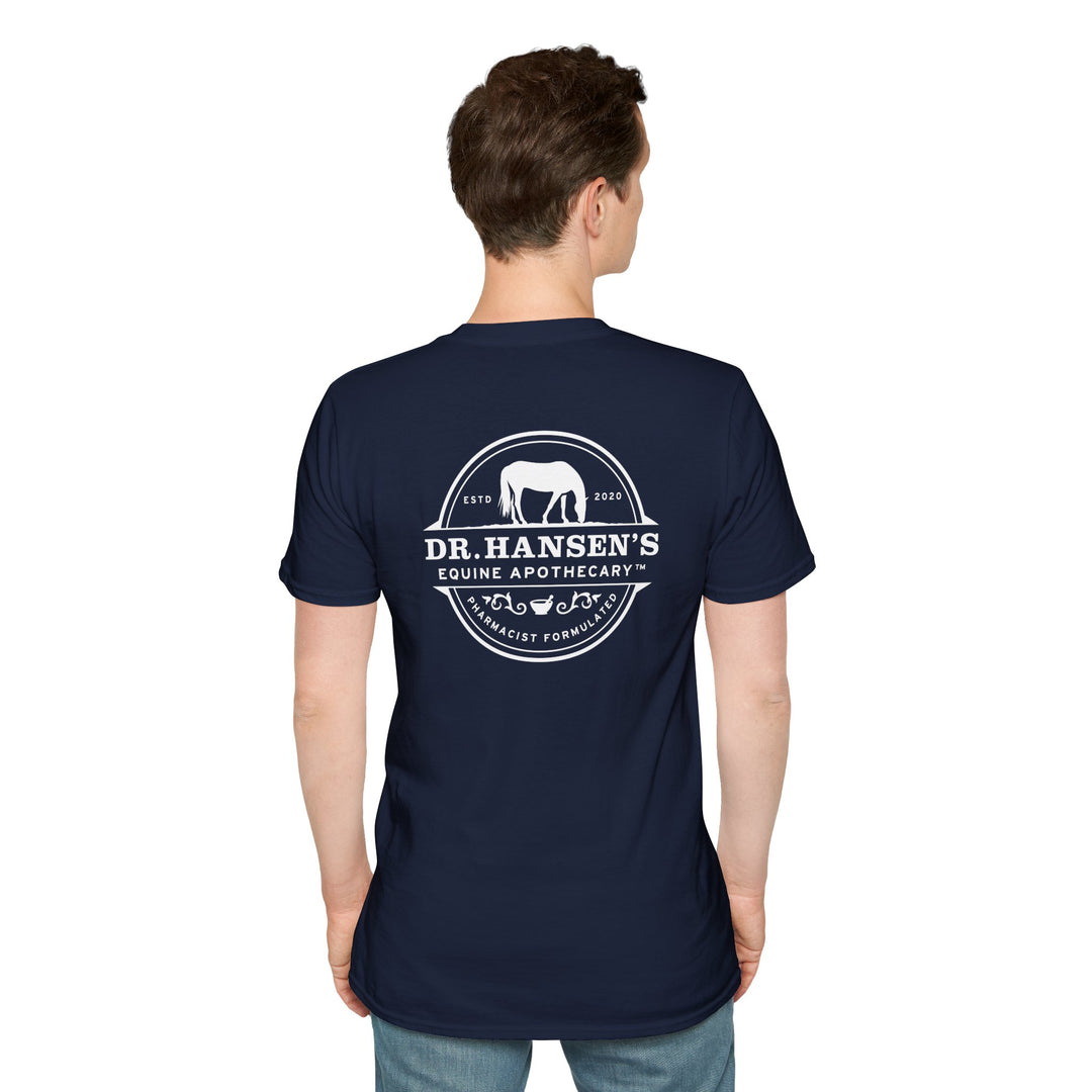 Dr. Hansen's Equine Apothecary Logo T-Shirt | Softstyle Unisex Cotton Tee