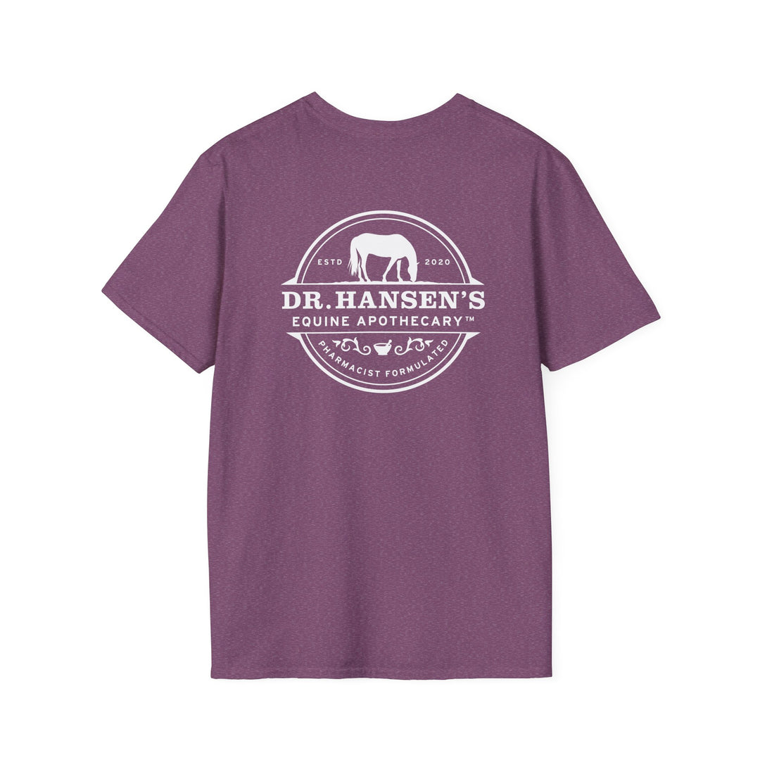 Dr. Hansen's Equine Apothecary Logo T-Shirt | Softstyle Unisex Cotton Tee