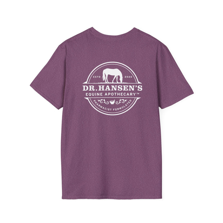 Dr. Hansen's Equine Apothecary Logo T-Shirt | Softstyle Unisex Cotton Tee