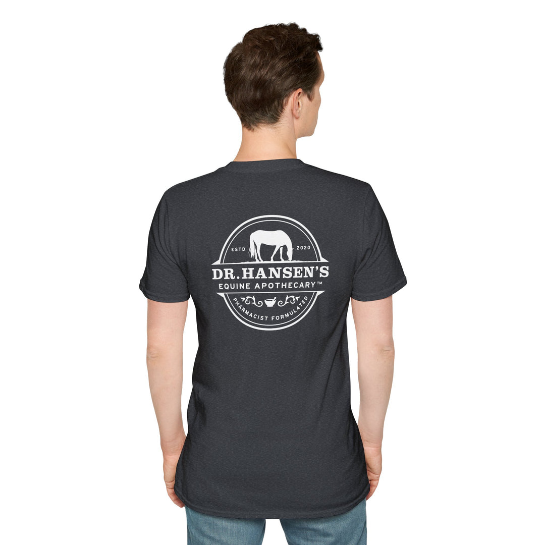 Dr. Hansen's Equine Apothecary Logo T-Shirt | Softstyle Unisex Cotton Tee