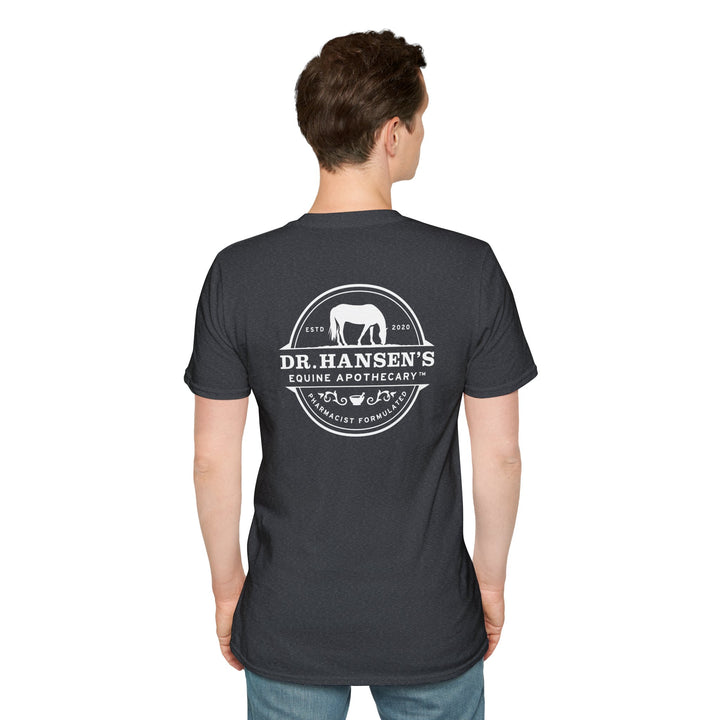 Dr. Hansen's Equine Apothecary Logo T-Shirt | Softstyle Unisex Cotton Tee