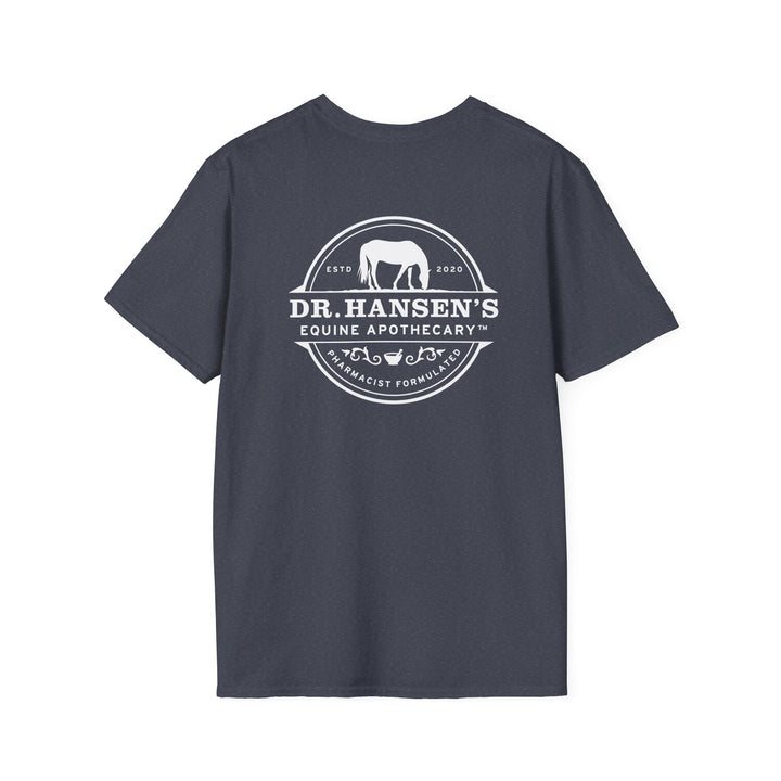 Dr. Hansen's Equine Apothecary Logo T-Shirt | Softstyle Unisex Cotton Tee