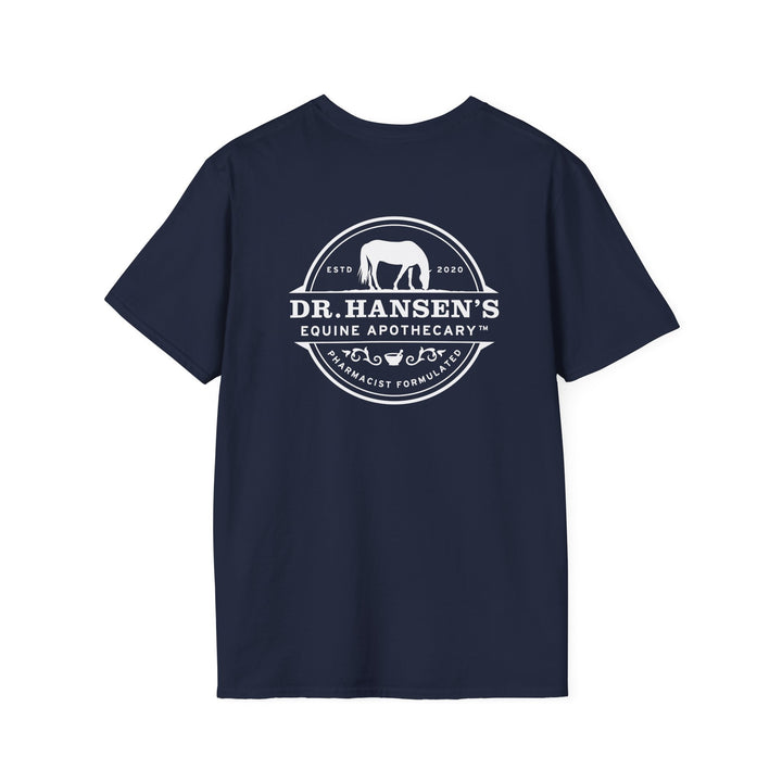 Dr. Hansen's Equine Apothecary Logo T-Shirt | Softstyle Unisex Cotton Tee