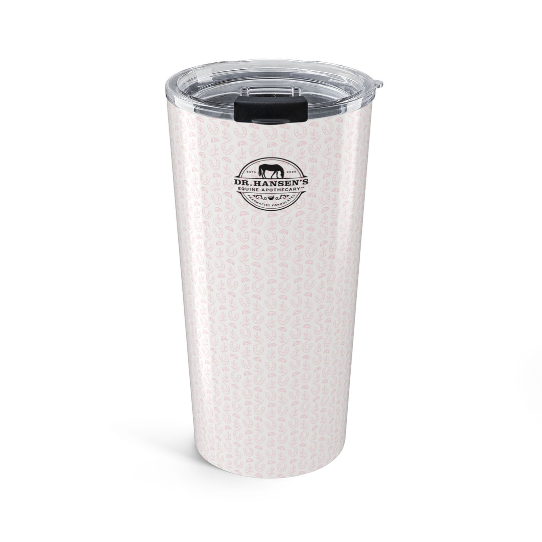 Pink Horseshoes & Rainbows Tumbler 20oz